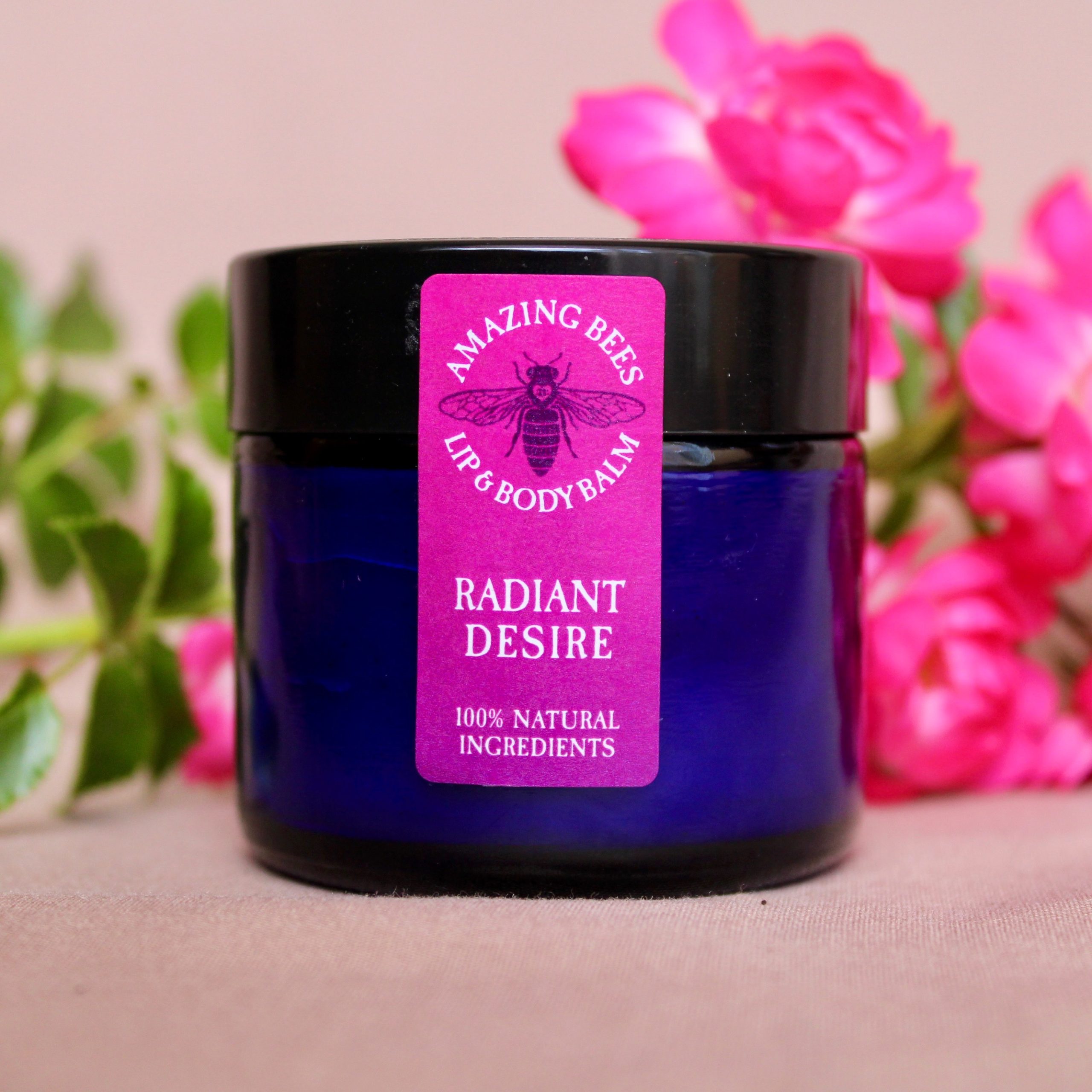 Radiant Desire Lip and Body Bee Balm (60g Glass Jar)